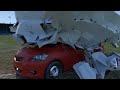 Car vs. Plane - Crash Simulation Animation