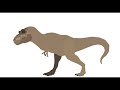 Tyrannosaurus Rex Animation Test with 30 FPS!