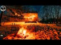 Happy Uplifting Music | Relaxing Fire Crackling Sounds for Relaxation, Stress Relief(Positive Vibes)