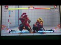 USF4 Akuma dflip. throw, ex dflip crossup divekick