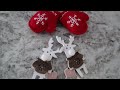 Making Christmas Earrings with Mini Ornaments: Vlogmas Day 10