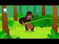 Fun Animal Fart Dance Songs Compilation | Gorilla Monkey Family Song | Nursery Rhymes & Kids Songs