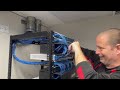 Learning Network Cable Management - A Small Business Open Frame Rack Build