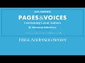 Pages & Voices: Erica Anderson Senter