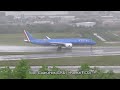 Airbus A350-900 da Iberia & ITA Airways decolando com chuva no Aeroporto de Guarulhos/São Paulo