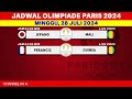 Jadwal Olimpiade Paris 2024 Pekan ke 2 - Argentina vs Irak - Perancis vs Guinea - Live SCTV