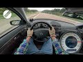 Mercedes-Benz E55 AMG W211 TOP SPEED DRIVE ON GERMAN AUTOBAHN 🏎