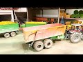 TRACTORS MOVE GRAIN on the Corleone Farm | rc farming