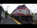 MBTA Commuter Rail Trains North of Boston