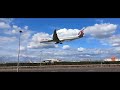 Qatar Boeing 777-300er landing at Heathrow