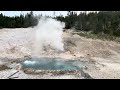 Driving into Yellowstone from the north entrance