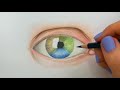How to Draw a Realistic Eye with Coloured Pencils