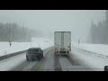 Three snow chains fail on Vail pass. White out conditions (almost)