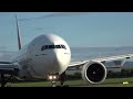 Emirates Boeing 777-300 landing at Dublin Airport, Ireland 🇮🇪 Live ATC & Pilot wave 👋