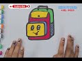 How To Make A Colourful School Bag (Art Education)