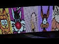 Cartoon faves on an LED sign