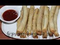 Shanghai Lumpia Philippines version of Spring Rolls