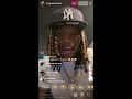 King Von Instagram Live with Toosi and Ynw Bortlen