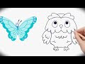 whooo's ready to draw ? An owl tutorial for kids।।