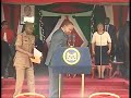 President Kenyatta addresses the 2018 Kenya National Drama Festival State Concert at State House