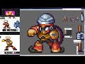 All Robots Masters from Megaman 6 - Pixel Art Characters Timelapse