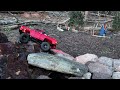 TRX4M Chevy K10 vs. FCX18 Chevy K10 Rock Crawling RC Crawler Course