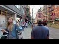 NEW YORK CITY WALKING TOUR - SOHO & LITTLE ITALY | 4K