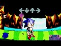 FNF | Sing On The Mountain Vs Stranger Sonic - Green Mountain | Mods/Hard/Gameplay |