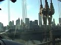 BQE Driving to Manhattan -  WTC view. Manhattan Bridge 2001