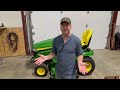 John Deere X590 Deck Leveling