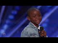 Lil Hunter Kelly: 7 Year Old Comedian UPSTAGES HIS DAD with his AGT Audition!
