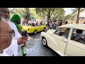 Vintage car and bike drive in Bangalore