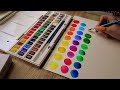 Let’s try the Winsor & Newton, Cotman Watercolour, 'Studio Set', 45 pieces, and painting a Dragon