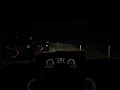 Driving at night in American Truck Simulator.