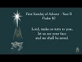 Psalm 80 - First Sunday of Advent - Year B