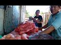 nagkatay Ng baboy SI tiyo kanyang ibibinta