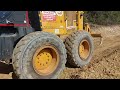 CAT 140M ~GRADER WORKİNG ~moto grader working