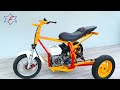 Homemade Amazing Trike 200cc Use Twin Transmission And The End...