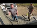 How 2 Of Us Poured This Big House Concrete Floor While Teaching Joe!