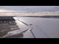 United ERJ-145 - Strong Winds (25+ knots) takeoff from Washington Reagan Airport