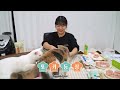 I Cooked Korean Chicken for Cats (ENG SUB)