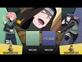 SAKURA VS HINATA POWER LEVELS - Naruto/Boruto Power Levels