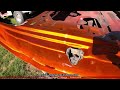 How To Paint A Custom Candy Orange Over Silver Micro Metal Flake - 83 Ford Bronco Door Jambs Painted
