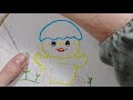 Hand Embroidery Easter Chick - Happy Easter