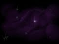 A Wee Timelapse: Purple Nebula painting in SPAAAACE