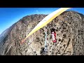 Hang gliding over Kagel mountain.