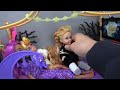 Elsa and Anna toddlers sleepover with their Monster High friends