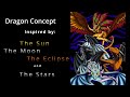 Dragon Concept (Sun, Moon, Eclipse, & Star) Speedpaint