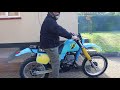 The beast unleashed , yamaha IT 490 first run after rebuild, Big Bore 2 stroke lives again