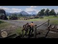 Red Dead Redemption 2 Arthur kills a man without touching him.